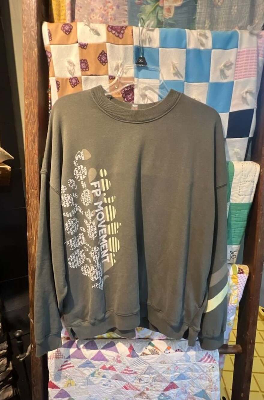 NWOT FP Movement All Star Oversized Graphic Sweatshirt